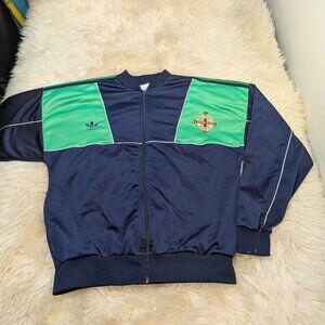 Vintage Adidas Made in England Irish Football Northern Ireland Size 42 - 44